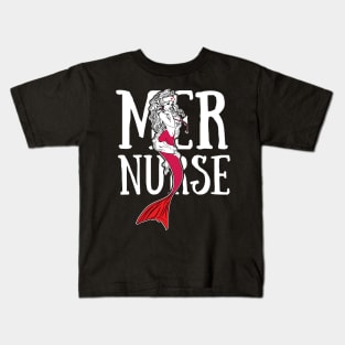 Mer Nurse Kids T-Shirt